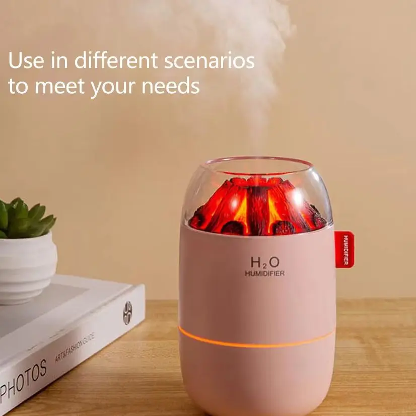 Humidificador de aire antirreo de carbón, difusor de niebla pesada silencioso USB, dos modos, para dormir en casa, volcán, hisopo de algodón, novedad de 2025 - imagen 2
