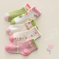 5Pairs pink fruit