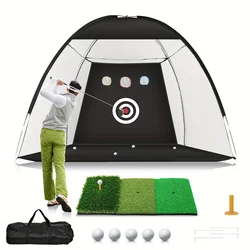 Red de práctica Golf para niños – Entrenamiento Swing con esterilla y bolas