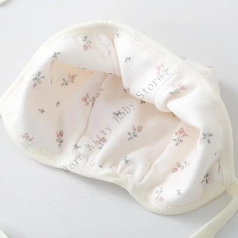 Nuevo oso de dibujos animados accesorios de fotografía recién nacido gorros gorra ajustable de encaje Floral bebé sesión de fotos sombrero capó para bebé de 0 a 5 meses - imagen 5