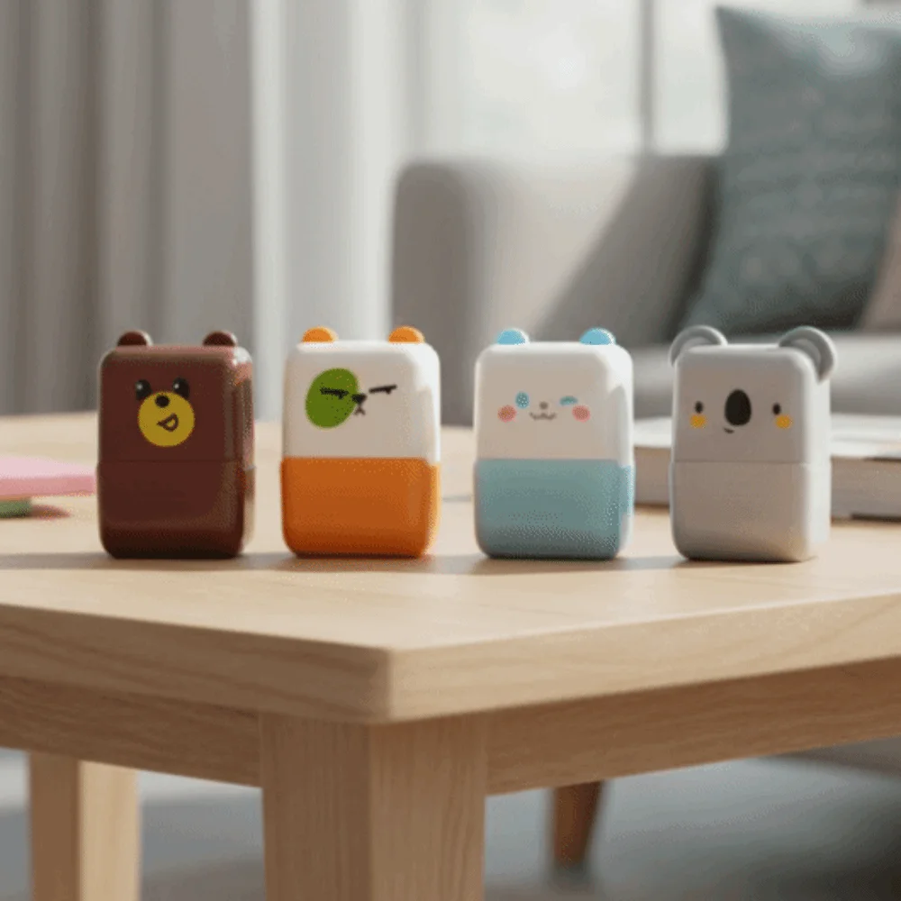Rodillo de sellos panda para manualidades infantiles - imagen 5