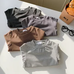 Camiseta de rayas para niños – Primavera y otoño