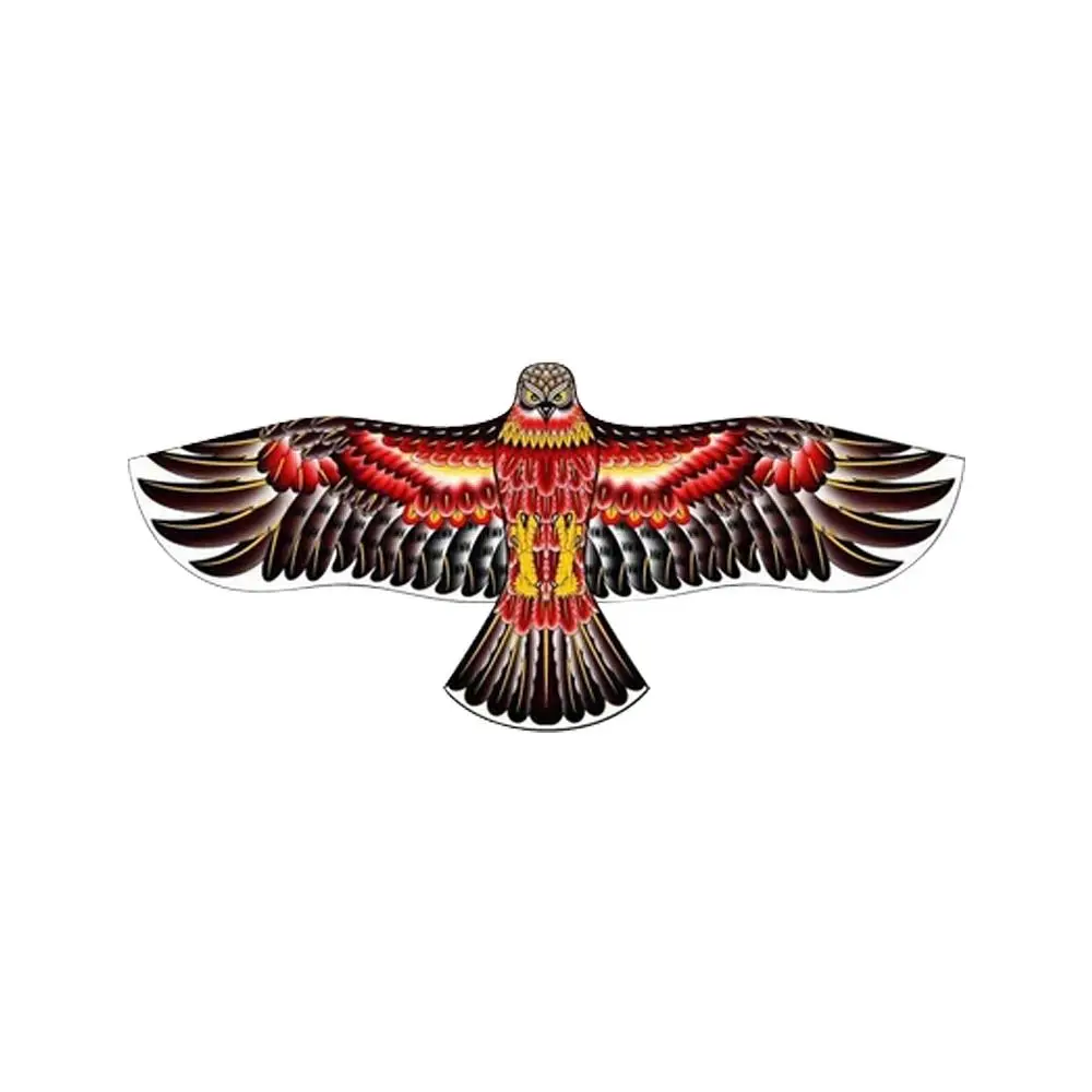 Cometa de golondrina de 1,2 m para niños, cometas de pájaros voladores, cometa de águila plana, cometa de pájaro con mosca grande, juguetes de tela para jardín - imagen 3