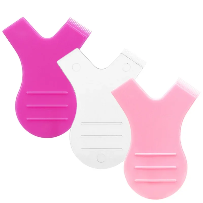 Cepillo de pestañas con forma de injerto de silicona, 30 Uds., herramienta de elevación de pestañas Y, cepillo de elevación de pestañas para limpieza de extensiones de pestañas