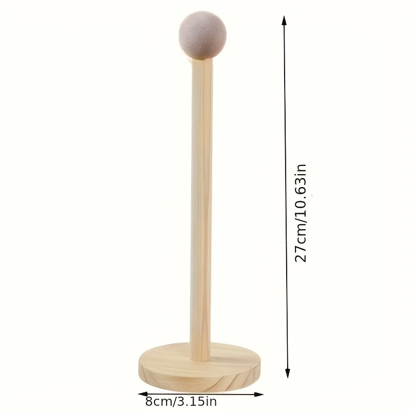Organizador de pelo infantil multicapa de madera para gomas y clips - imagen 2