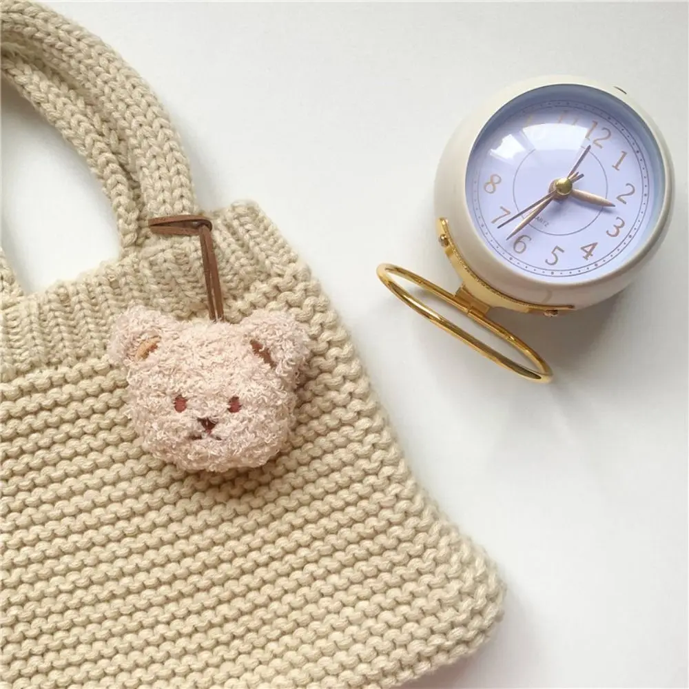 Llaveros con etiqueta de nombre para niños, colgante de oso de dibujos animados, decoración Kawaii, bolso, accesorios de baratija de coche - imagen 2