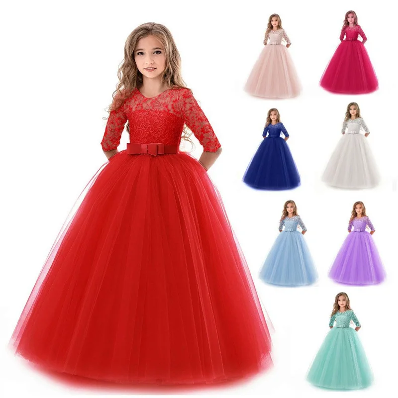Vestido de Princesa para Niña – Falda de Tul y Manga Larga - imagen 3