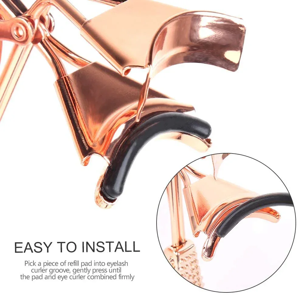 Herramienta de estilismo para rizar pestañas, 10/20/50 Uds., pestañas de belleza, rizador de maquillaje, almohadillas de repuesto, rizador de goma para pestañas de mujer, almohadillas de repuesto - imagen 4