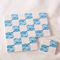 9pcs bluewhite