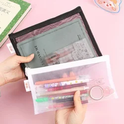 Carpeta con cremallera para documentos A4 – Bolsa de malla organizadora