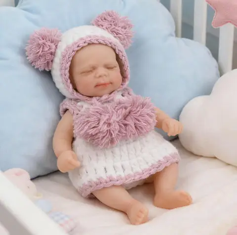 Muñeca coleccionable NPK Pascale – Silicona platino hecha a mano