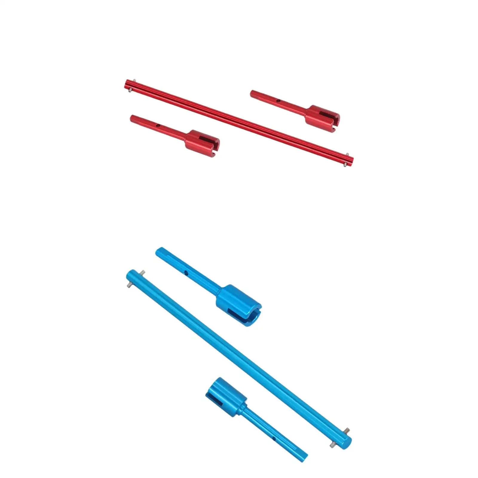 Propeller Shaft and Propeller Joint Set Easy to Install Heavy Duty Upgrade for TT02 TT02B 1:10 Scale Crawler DIY Accessory Car