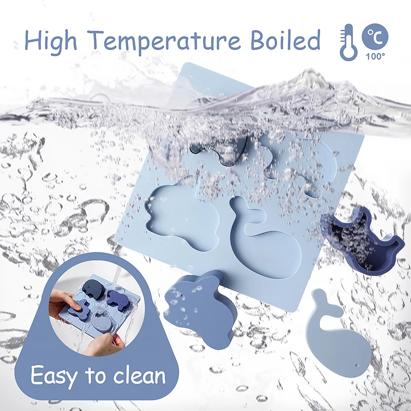 TYRY.HU-juguete de dentición de silicona sin BPA para bebé, juguete de bloques de construcción suave, forma creativa, 1 piezas - imagen 2