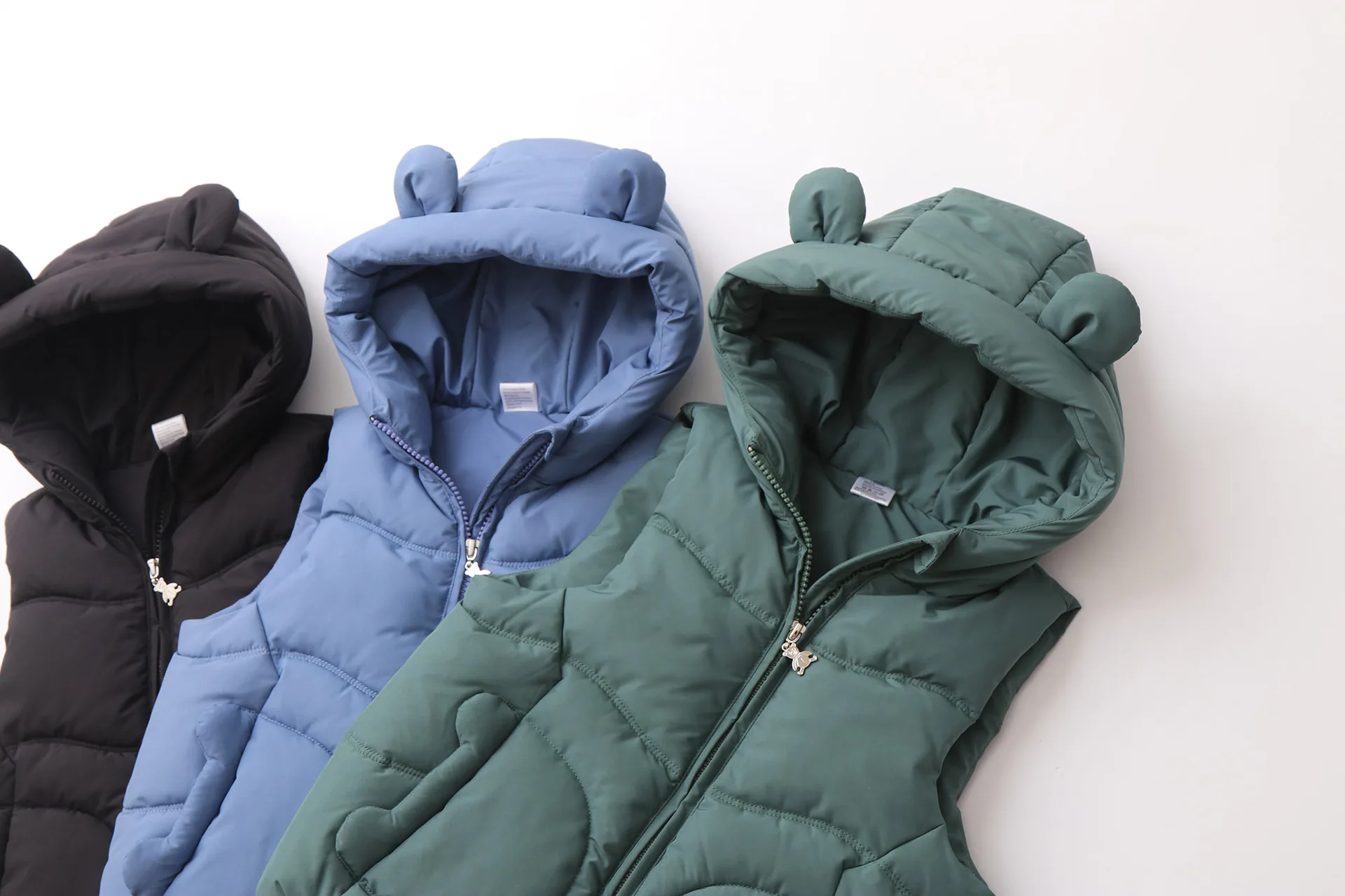 Ropa de invierno para niños de 1 a 4 años, forro grueso, chaleco cortavientos para niños, chaqueta acolchada para niñas, traje para niños - imagen 5