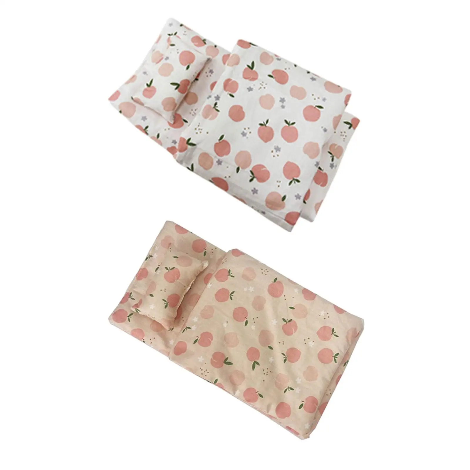 Doll Bedding Set Educational Toy Role Playing Valentines Day Gifts for Kids for Doll Cradles 10-25cm Doll Doll Bunkbeds Supplies