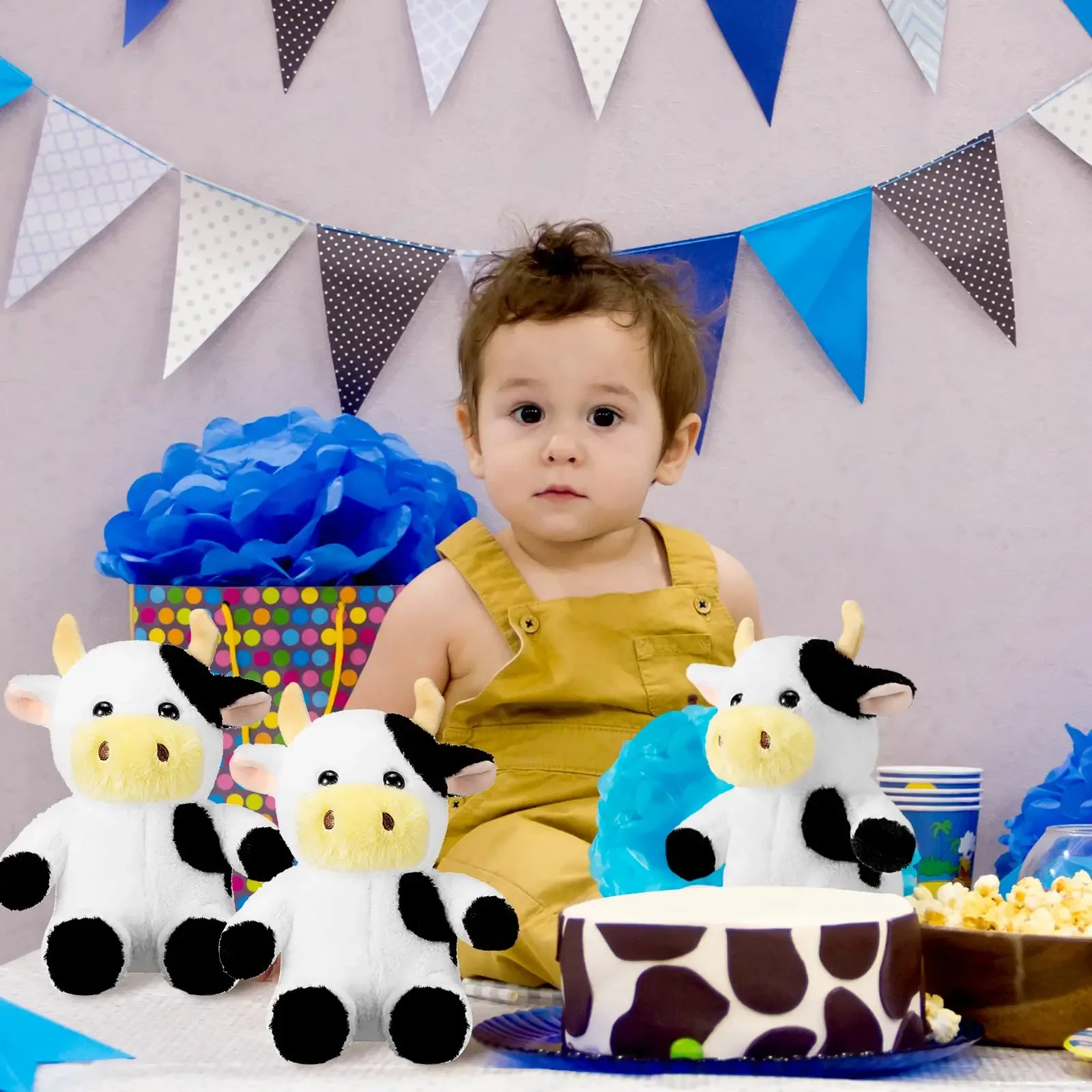 Peluche de vaca suave para bebé y niño – Juguete infantil - imagen 3