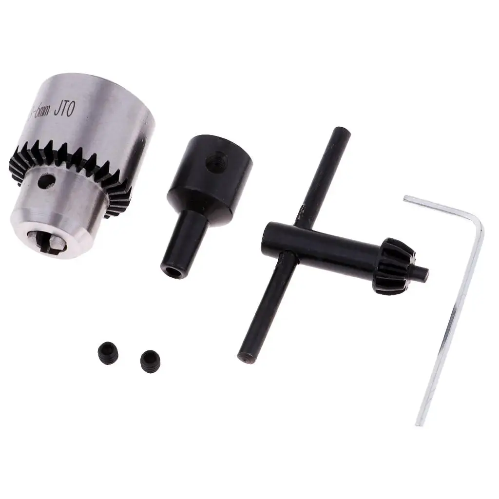 Mandril para taladro eléctrico mini con llave, eje de motor - imagen 5