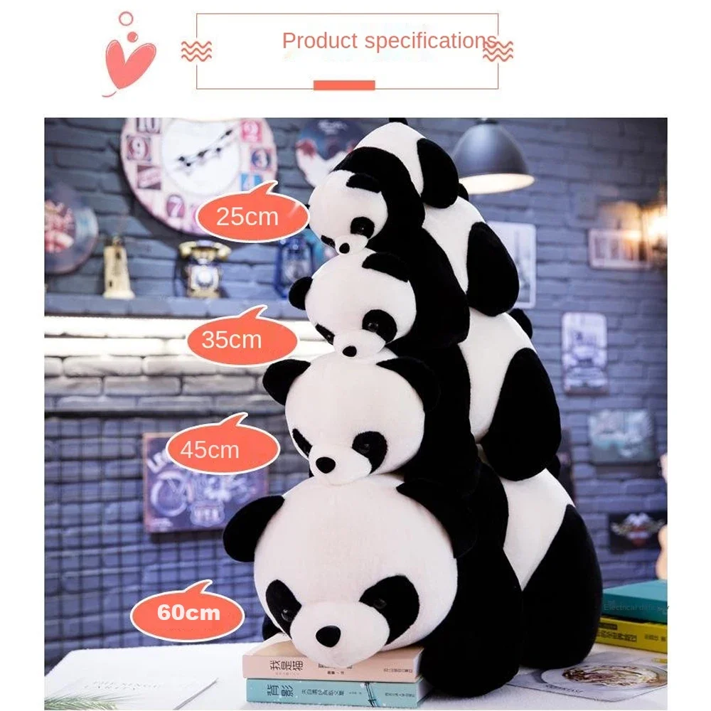 25-60Cm juguetes de peluche Panda juguetes de peluche lindos niños Kawaii decoración de la habitación animales suaves y de peluche regalo de cumpleaños regalo del Día de los niños - imagen 5