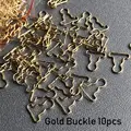 gold-buckles 10pcs