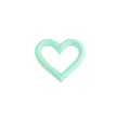 5pcs Mint green