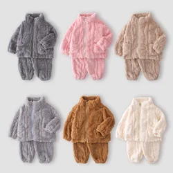 Conjunto de invierno para bebé: chaqueta cálida y pantalón