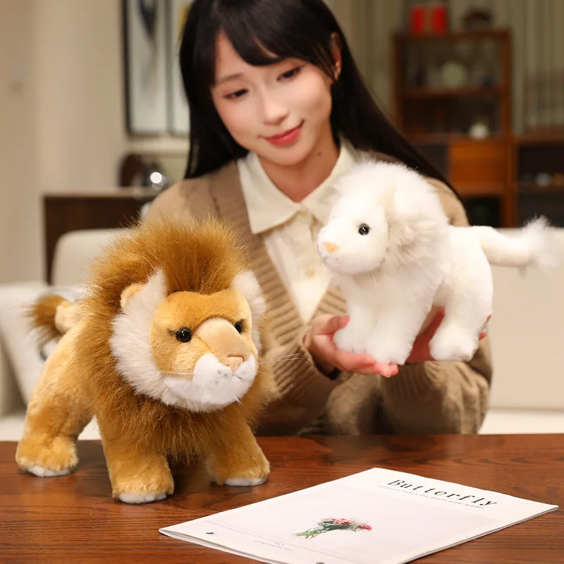 Peluche de león suave para niños – Regalo de cumpleaños decorativo - imagen 2