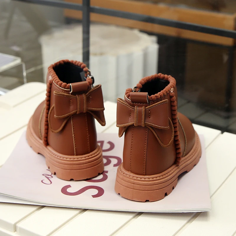 Botas de nieve para niñas con suela blanda antideslizante para invierno - imagen 4