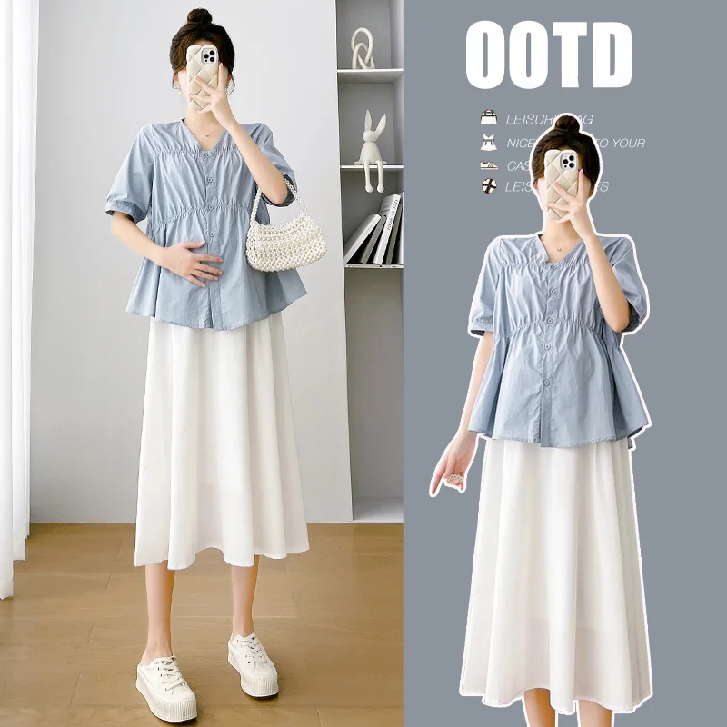 Trajes de falda de maternidad de verano 2023 - imagen 2