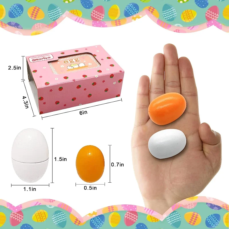 Huevos de madera para cocina infantil – Juguete educativo - imagen 5