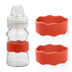 Tazas entrenadoras de silicona para bebés con cubierta aislante
