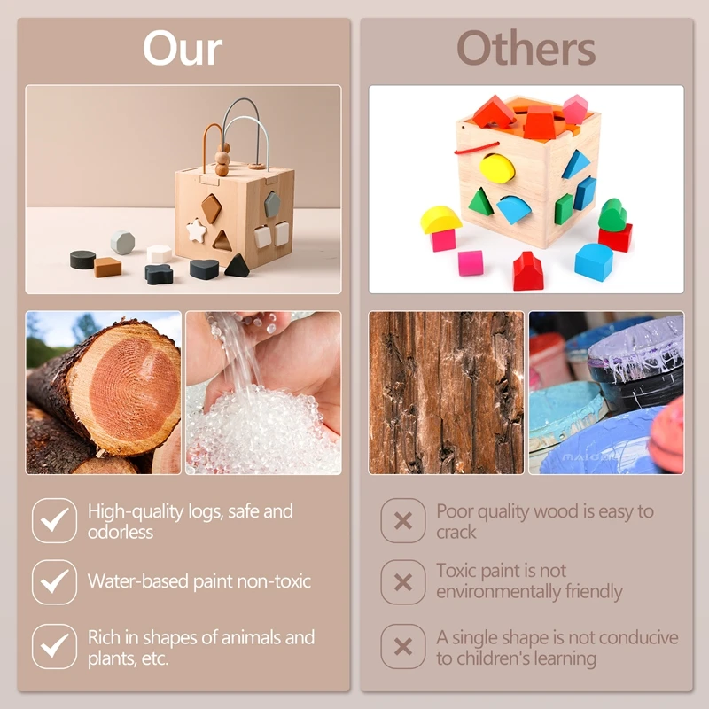 Colgador móvil de madera para cuna – Decoración infantil - imagen 4