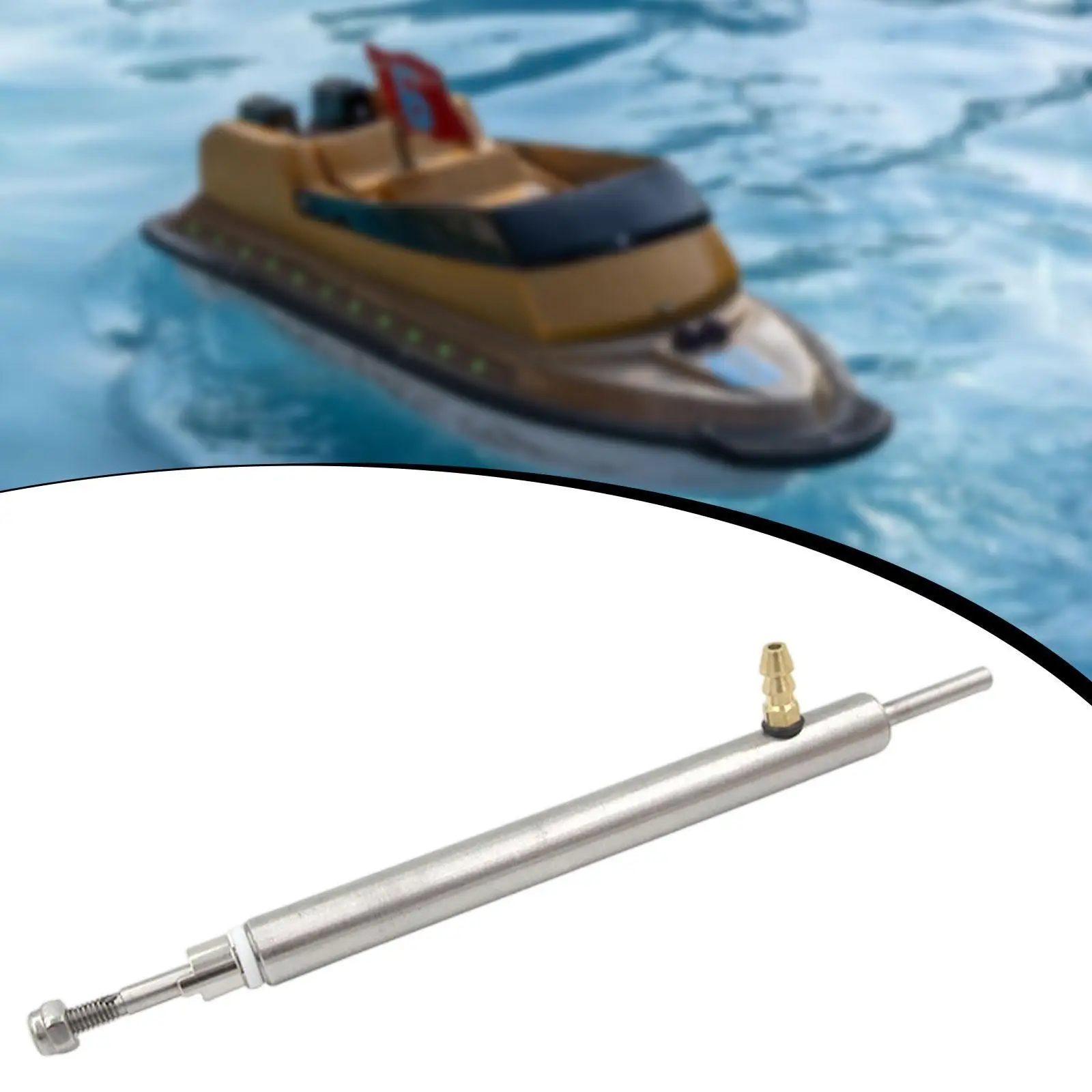 RC Boat Drive Shaft Assembly, 4mm Drive Shaft for Fishing Boats, Stainless Steel RC Boat Accessories with Fitting