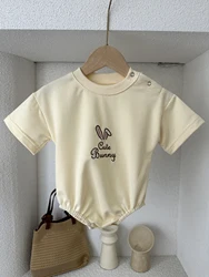 Mono bebé manga corta bordado neutro unisex para niño y niña