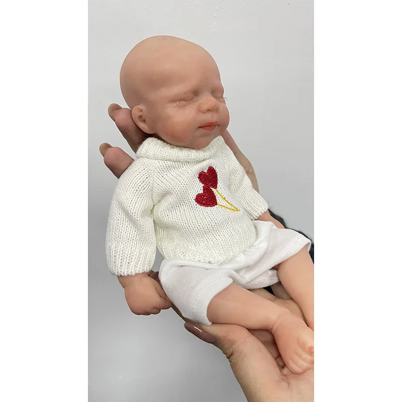 10 ''silicona de platino sólida completa de alta calidad hecha a mano Reborn Pascale súper suave Flexible elástico regalo de Navidad para niños