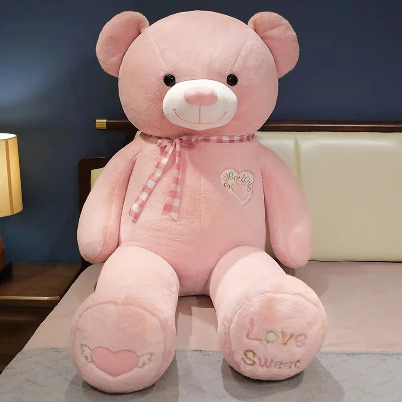 Oso de peluche grande de abrazo suave XXL para niños – Cojín animal - imagen 5