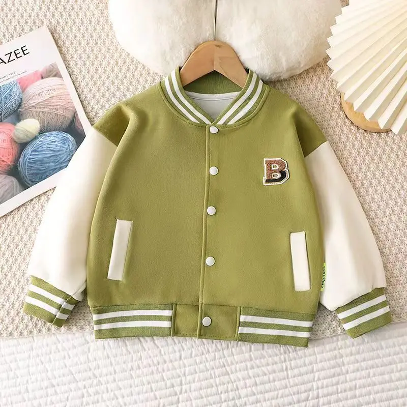 Abrigo béisbol niño cuello redondo estilo deportivo - imagen 2