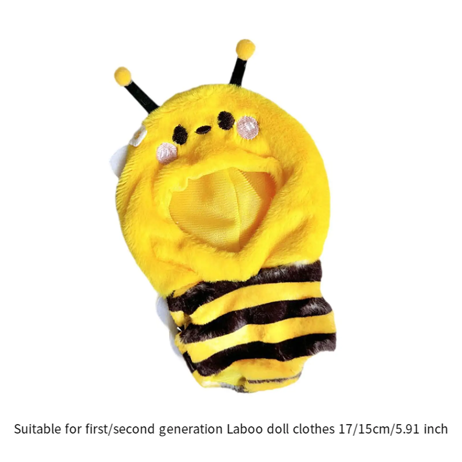 Doll Bee Jumpsuit Costumes Photo Props Adorable Comfortable Doll Accessories Dress up Pendant Doll Outfits for 5.91inch Doll