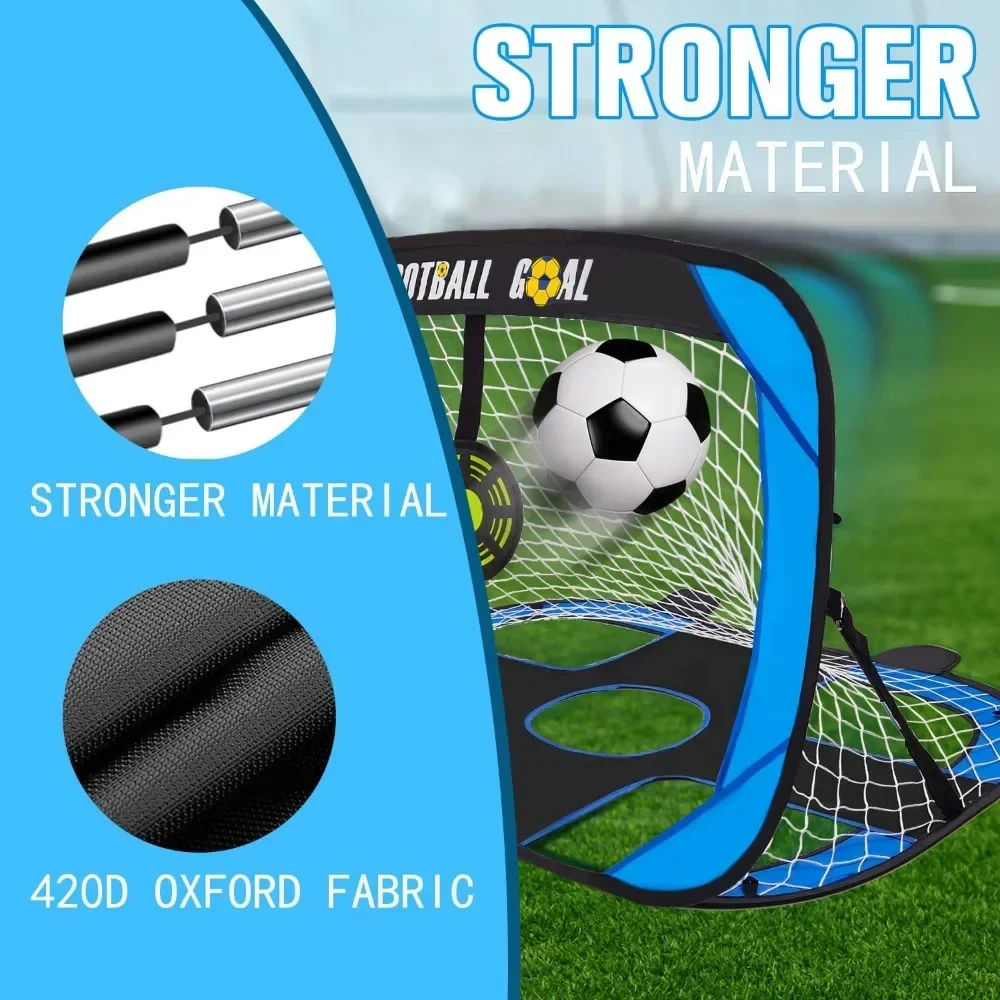 Portería fútbol portátil plegable para jardín y playa - imagen 4