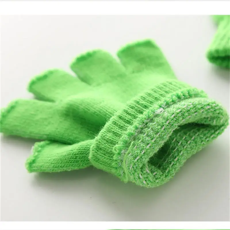 Guantes sin dedos de algodón para niños – Cálidos con muñequera - imagen 3