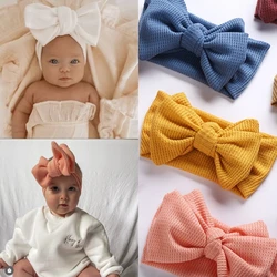 Diadema turbante bebé con lazo grande doble capa
