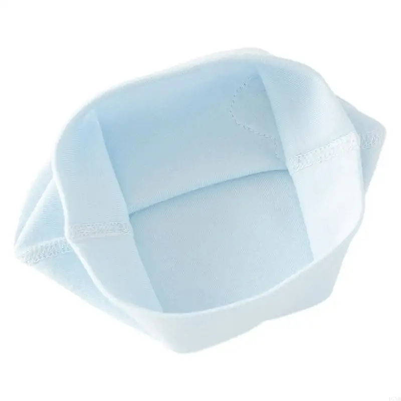 D7YD Gorro hospital con estilo, gorros unisex para bebés, gorros algodón sólido, género neutro para recién nacidos 0 a - imagen 2