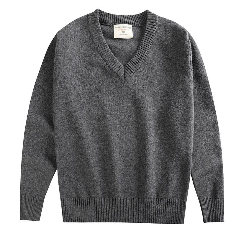 Jersey gris Unisex para niños – Perfecto para el cole en otoño e invierno - imagen 5