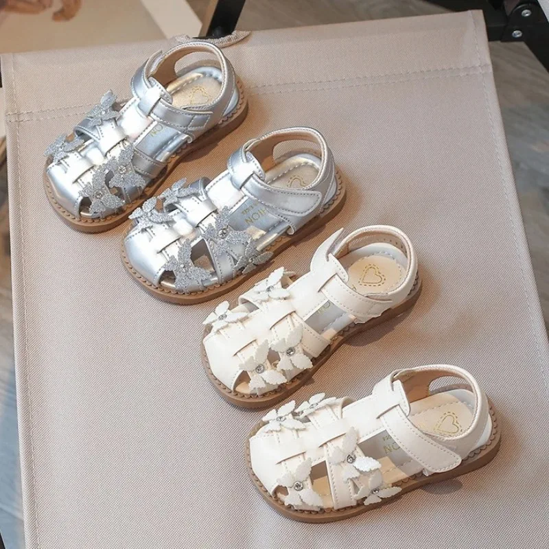 Sandalias de lazo para niñas con suela antideslizante y cómoda - imagen 4