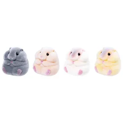 Fusakuru Peluche de hámster amarillo de felpa suave para bebé
