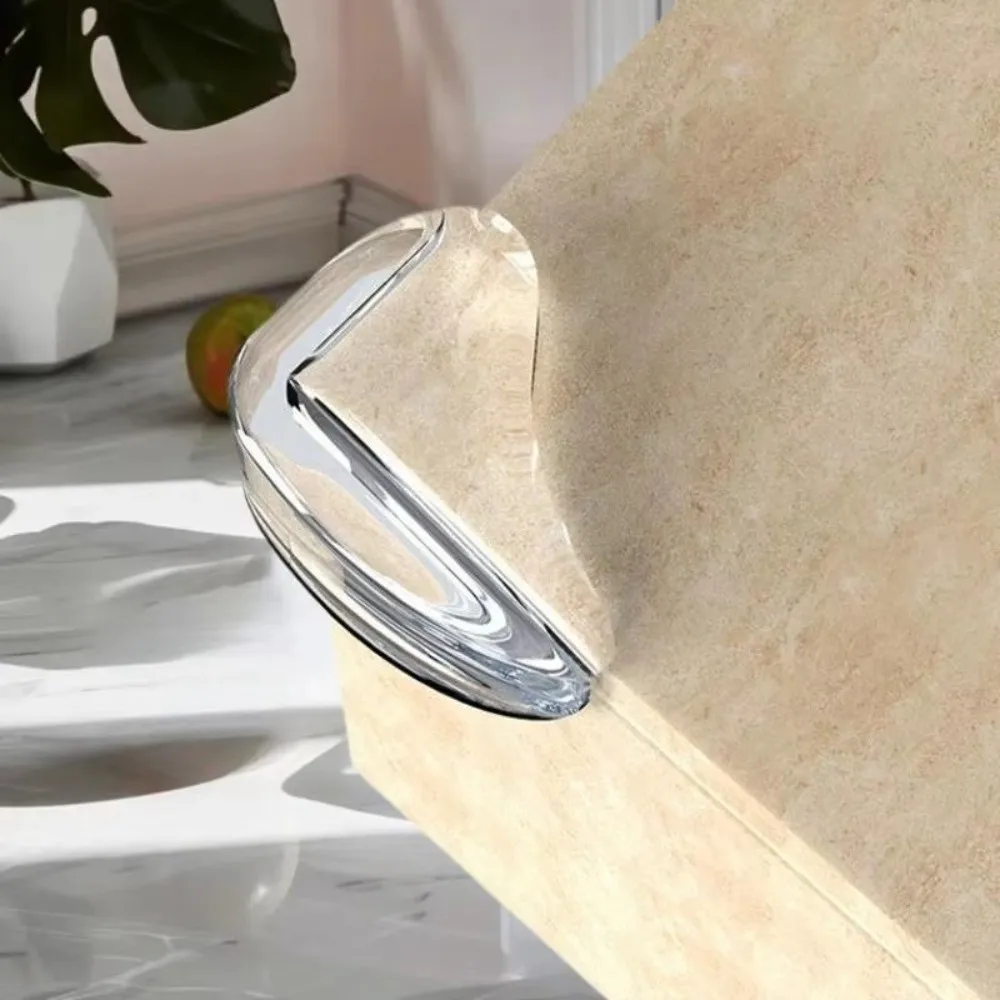 Protectores de esquinas de silicona transparente para mesas - imagen 4