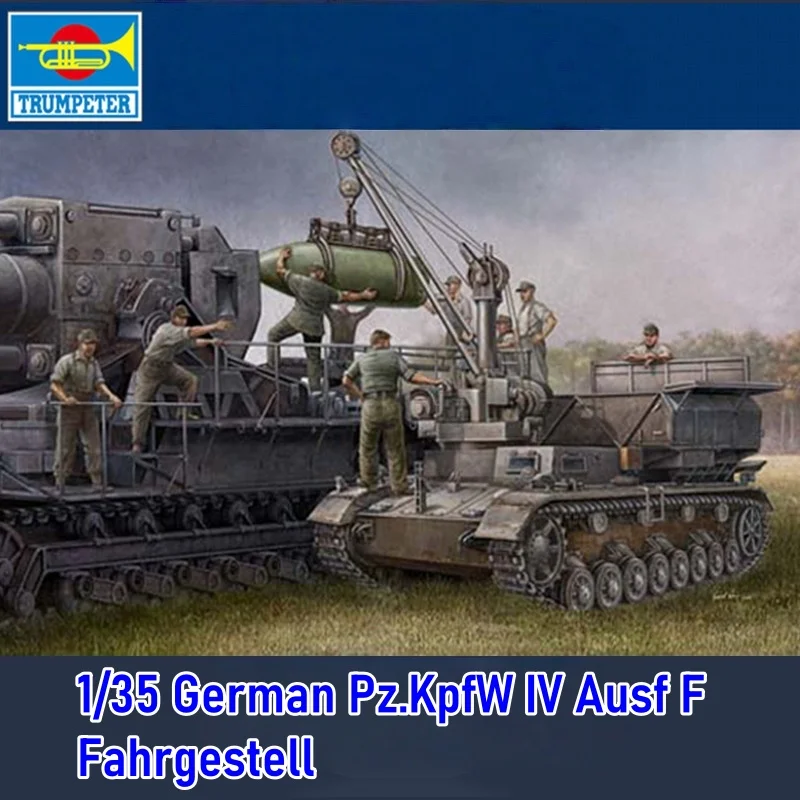 TRUMPETER 1/35 alemán Pz.Kpfw IV AusF Fahrgestell ensamblaje rompecabezas modelo de juguete