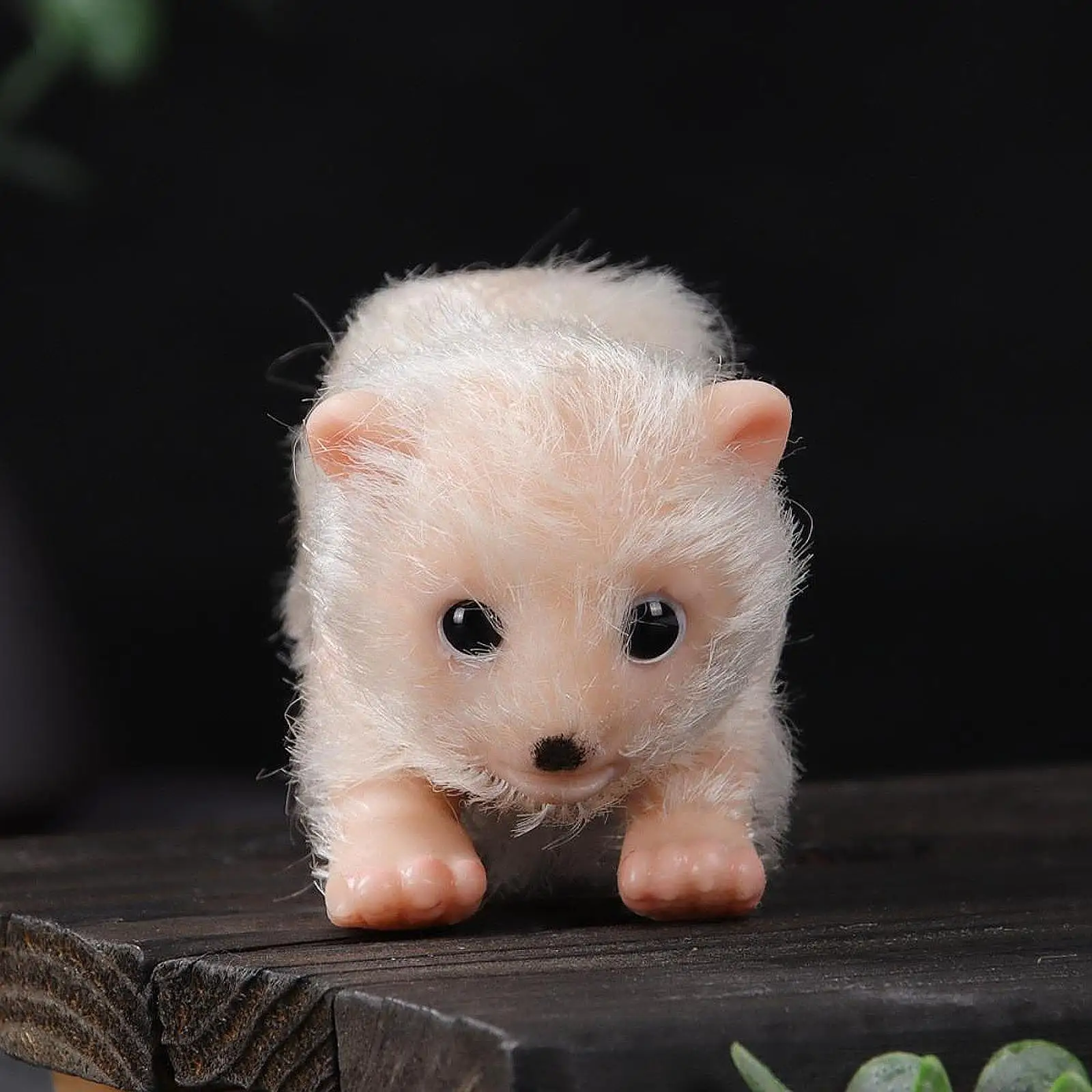 Miniature Reborn Arctic Bear Toy for Home Decoration Collectibles Ornament