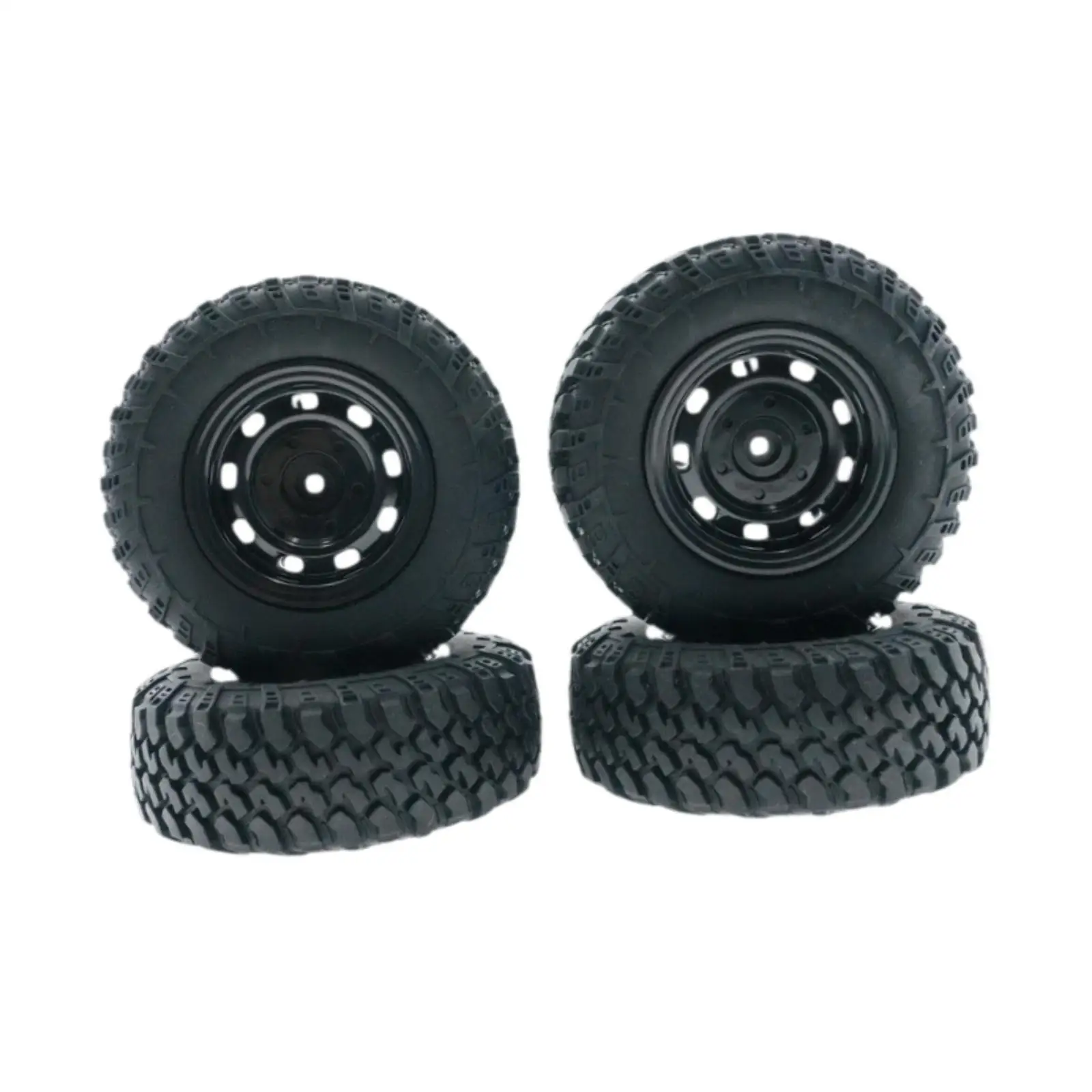 4Pcs RC Car Tires Rubber Tires Spare Part Accessories Sturdy Replacement Upgrade for MN90 MN91 MN98 MN99S 1/12 Scale RC Car