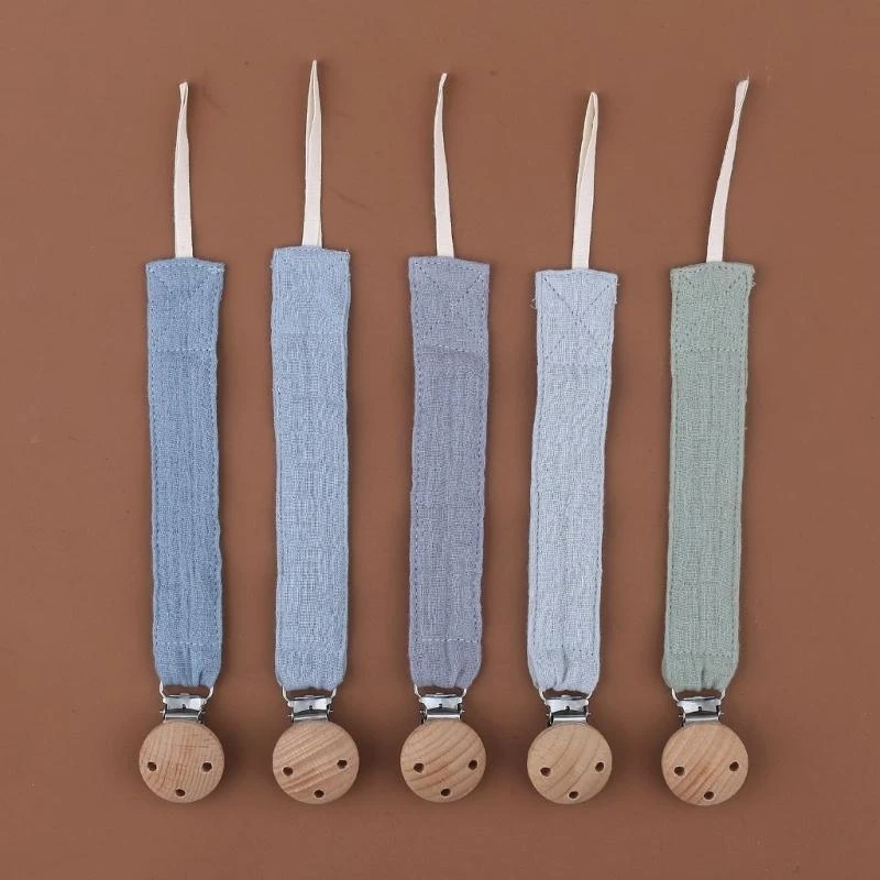 M76C 5pcs Paciente bebé Baby Clip Cadena Soporte soporte pezón para pezones Regalo juguete para niños pequeños