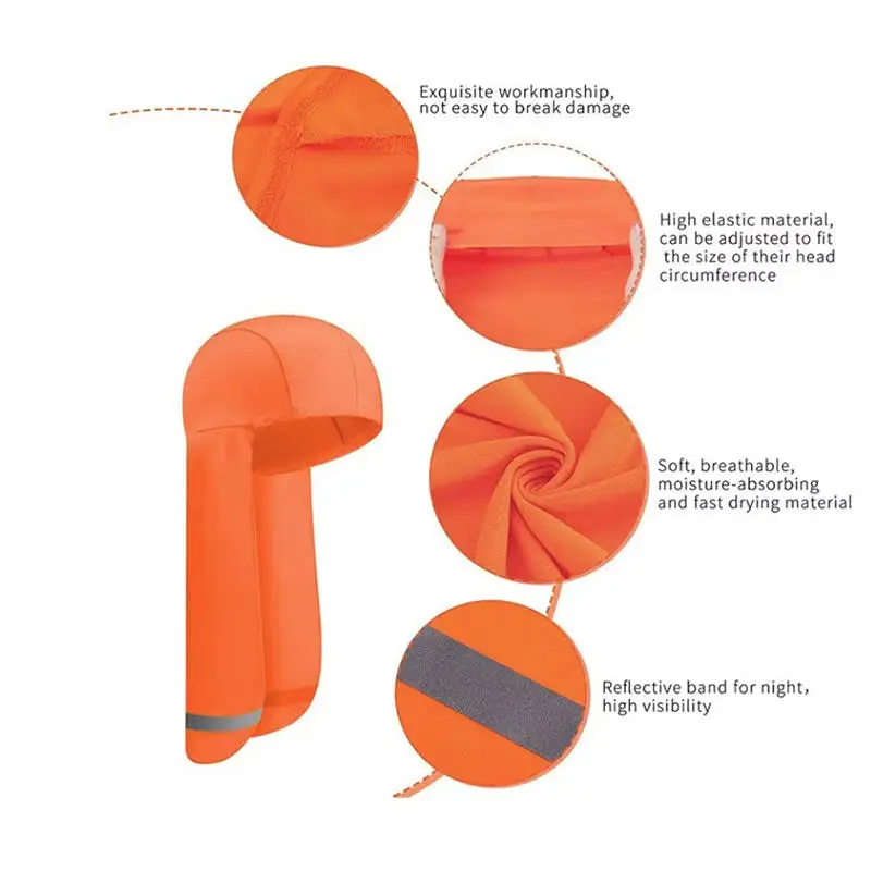 Gorro pañuelo de secado rápido con protección solar y cuello - imagen 5